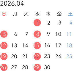 4���̃J�����_�[